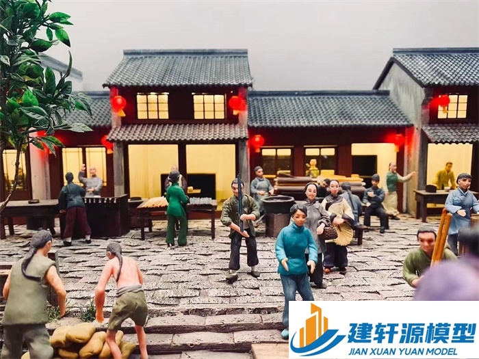 修文香市微缩模型
