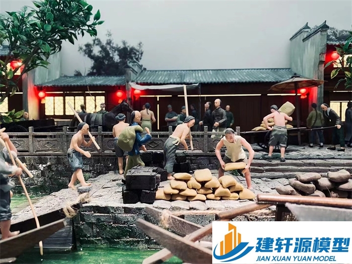 修文博物馆江南水乡模型