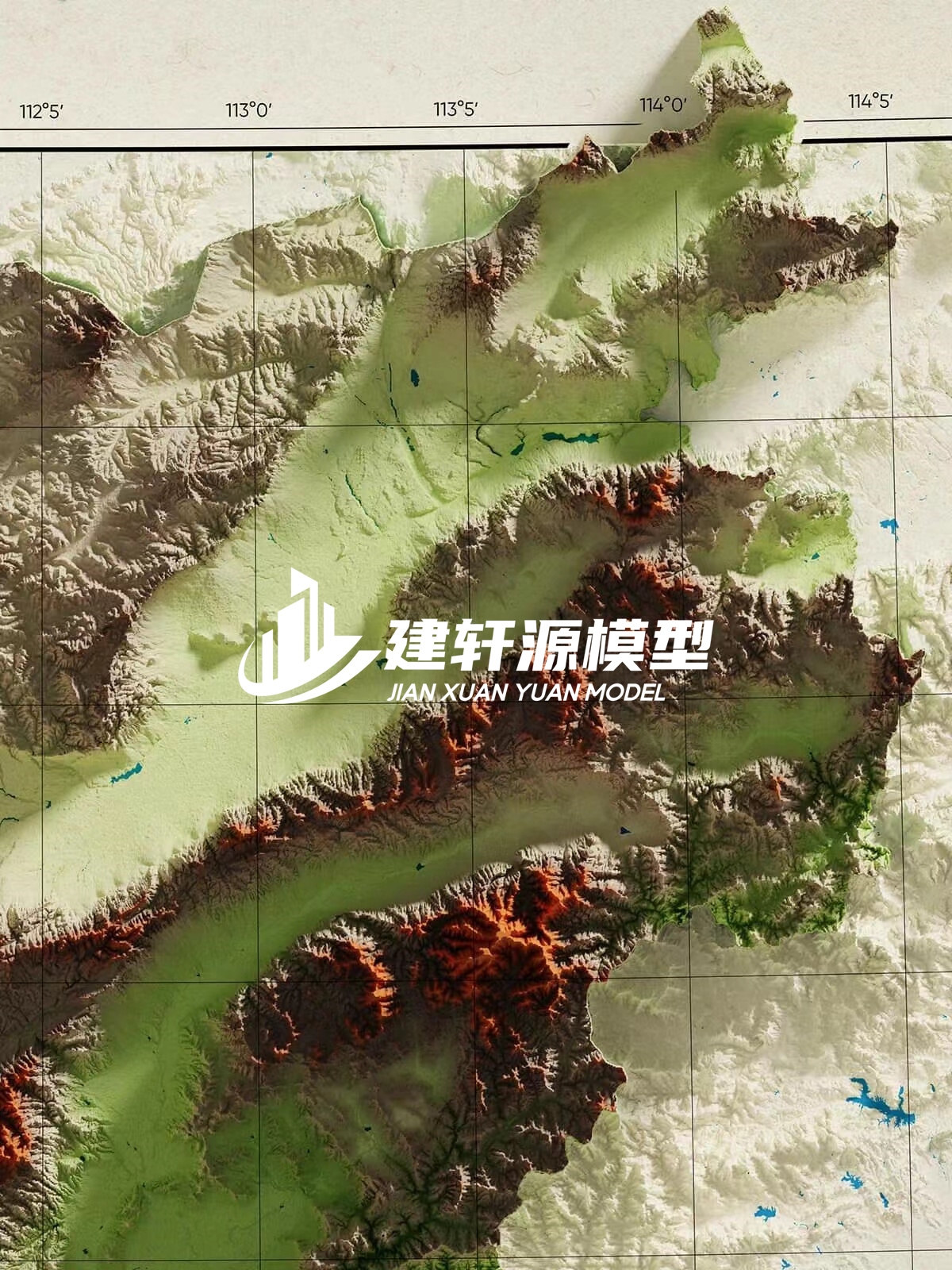 修文地形模型制作